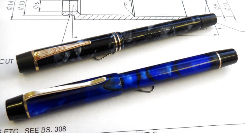 Blue Pearl Prototype Pen No 4